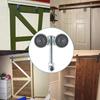 Sliding Door Roller Hardware Slide Doors Pulley 4-Wheels Glass Door Hanging Rail Track Pulley Suspended Sliding Track Wheel