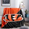 Bengals Team Logo Artwork Blanket Lightweight Flannel Bedding Blanket Perfect for Travel, Camping, Living Rooms, Offices, Sofas, Fan Christmas gift
