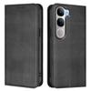 V50 V40 V30 V29 Lite 5G 4G Luksusowe Etui Magnetyczne Skórzane RFID Funda Dla Vivo V40 SE V50 V40E V30E V29E V27E V30 V29 V27 Pro Pokrowiec