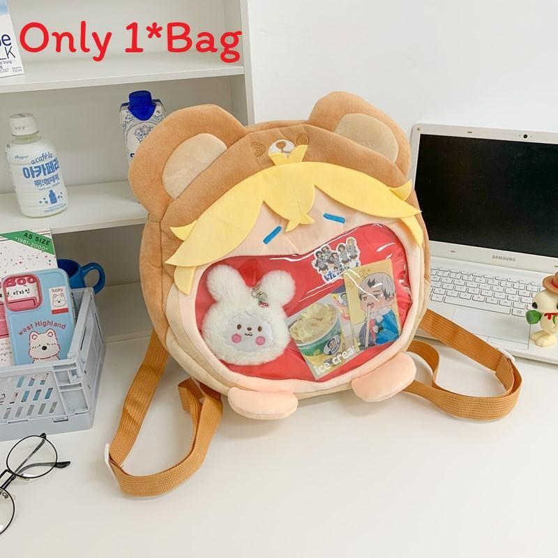 Plush Itabag Papergames Backpack With Mobile Storage For Kids Fashion Gifts
