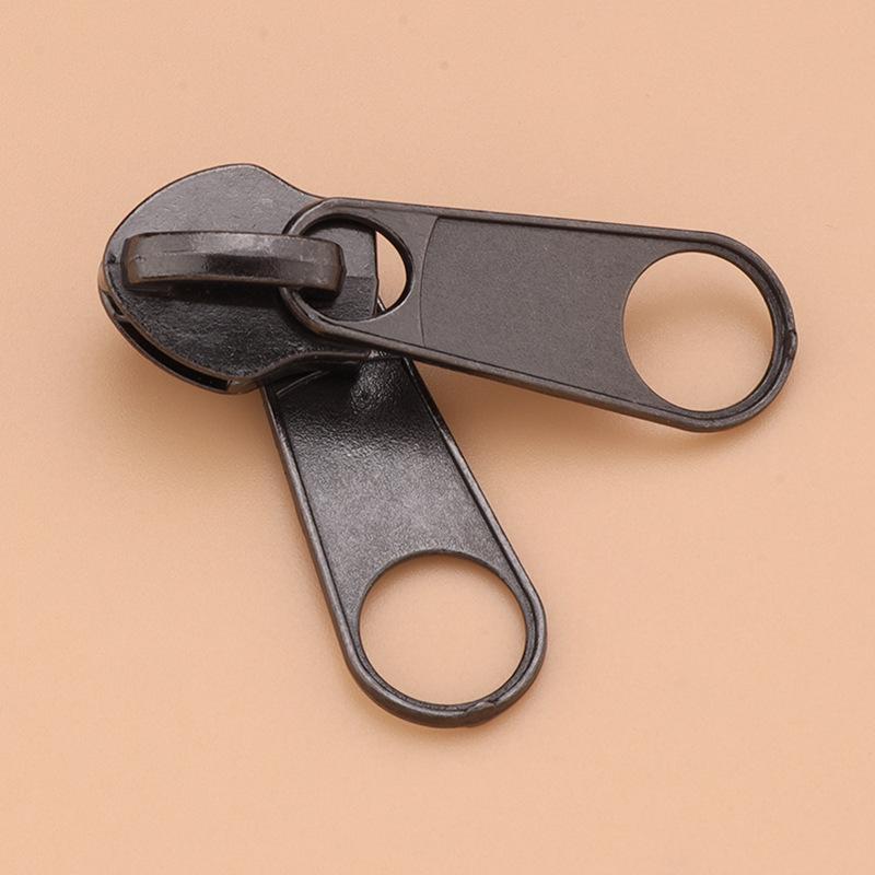 10/20/40Pcs 3# 5# 8# 10# Zipper Puller for Nylon Zips Bag Tent Single/Double Zip Slider Luggage Zippers Replace Repair Accessory