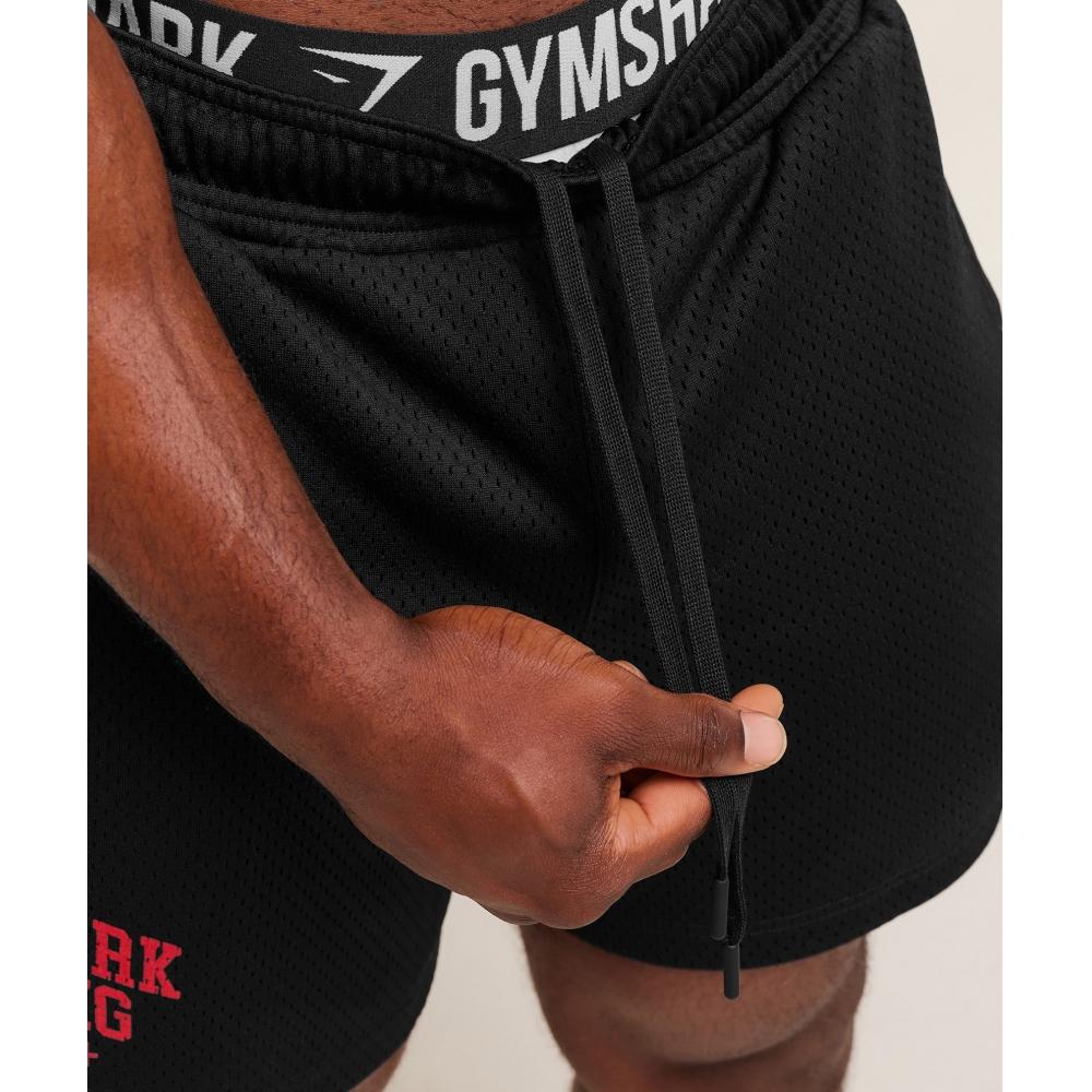 Gymshark Lifting Barbell Mesh 5  Short Black A3c3z Bb2j