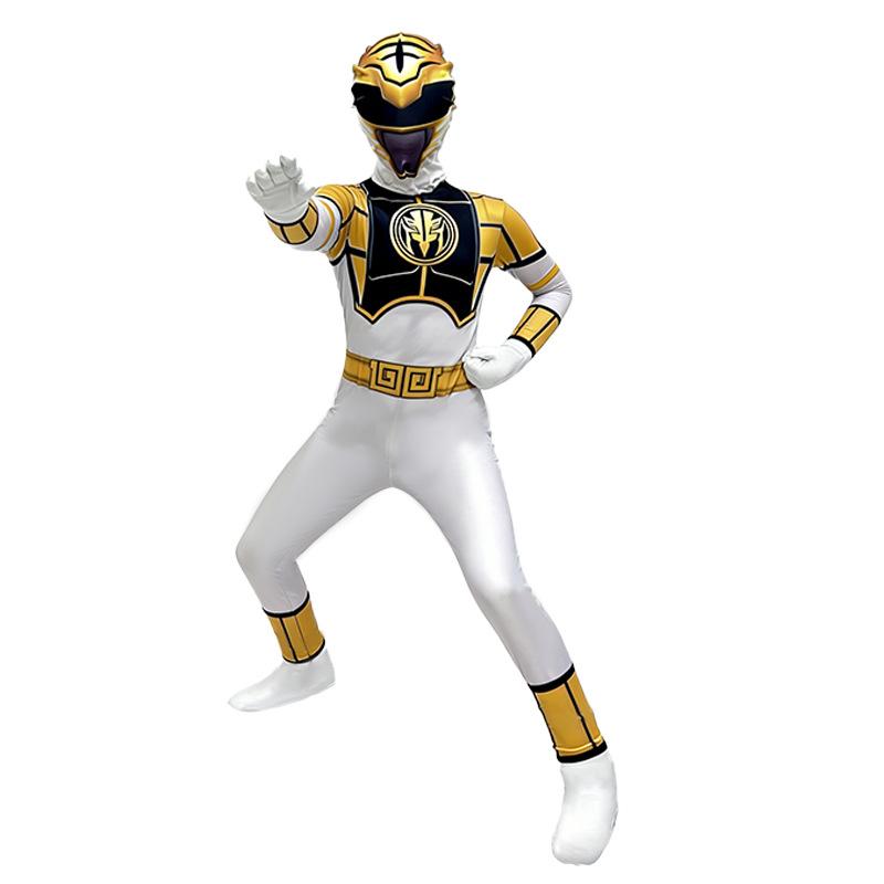 

Jumpsuit Mask Suit Adult Kids Power Superhero Samurai Sentai Shinkenger Alpha Ranger Cosplay Fantasia Halloween Costume 100cm