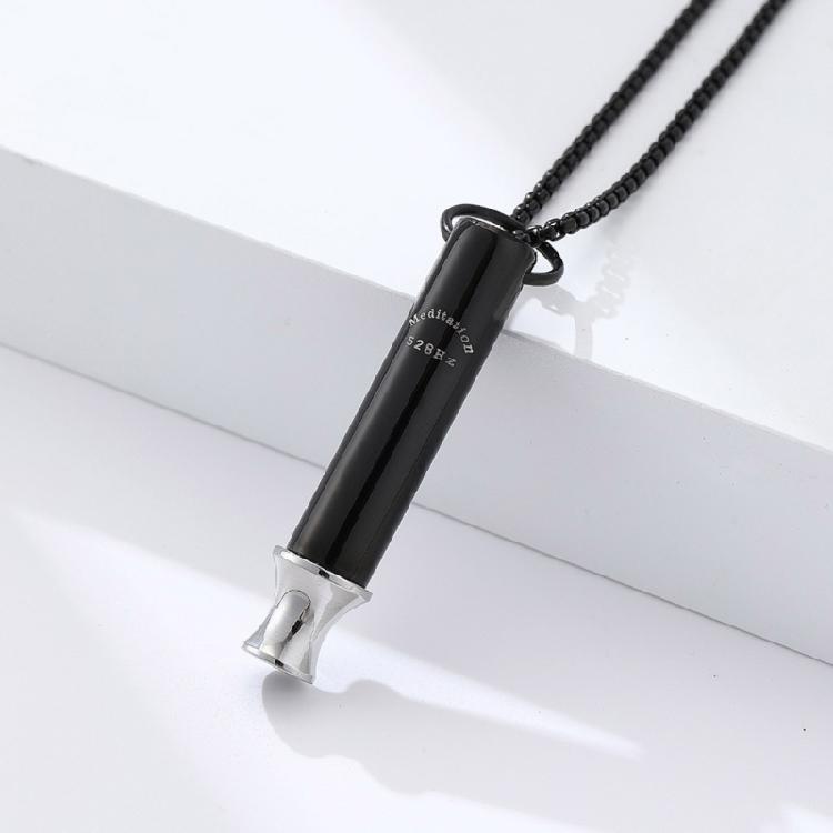 Focued Enhancing Necklace Producing 528 Hz Frequency Jewelry Accessory Portable for Meditation and Stress Alleviation