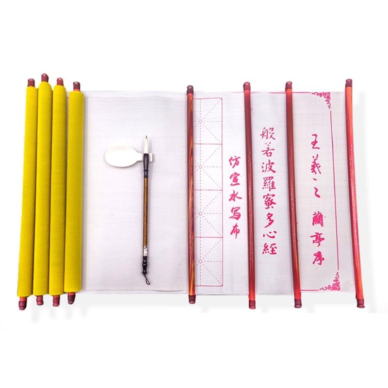Återanvändbart kinesiskt kalligrafi-vattenpapper Kinesisk kalligrafi-övningsbok Rutigt vattenpapper för kalligrafi