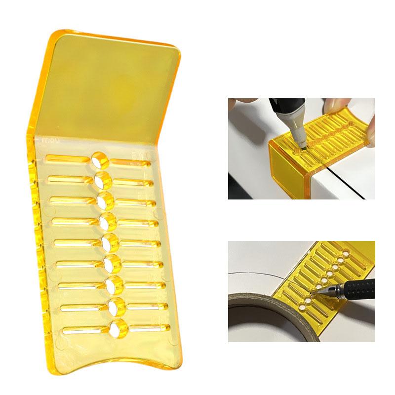 Spazzola in Vinile per Auto Adesivo Pellicola Decalcomania Raschietto in Plastica Strumento di Aiuto al Taglio Tintura Vetri Creazione Insegne con Angolo 140° 90°