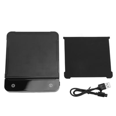 Digital Coffee Scale with Timer Waterproof Touch Screen Rechargeable 3kg0.1g High Accuracy Kitchen