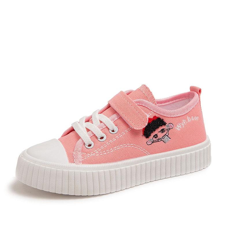 Children's canvas shoes boys breathable 2025 autumn new fashion children's board shoes casual non-slip soft sole girls classmates