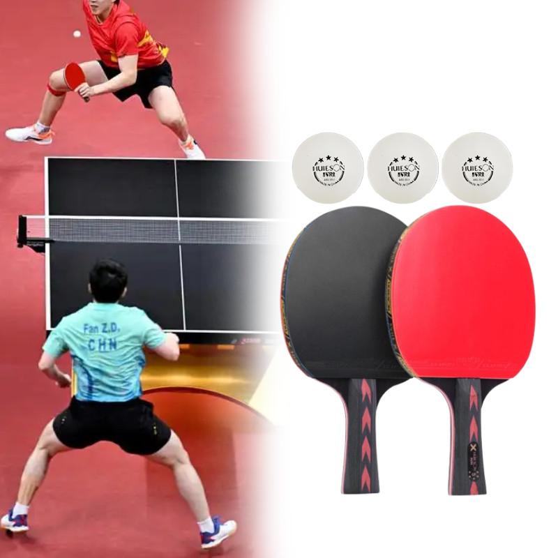 Table Racket Tennis Set With Ball Professional Competition Ping Racket Pong