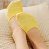 Bananasisters [5set] Unisex Plain Fake Socks with Less Peeling, 8 Colors