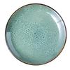 Nordic Style Reactive Glaze Ceramic Shallow Serving Bowl Set