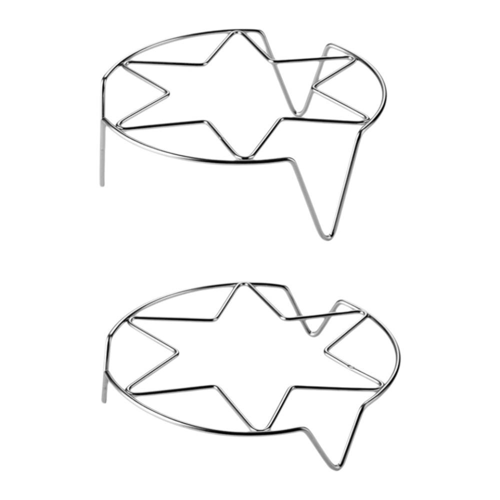 1/2PCS Efficient Egg Cooking Rack Heat-Resistant Food Steamer Shelf Steaming Tray  Kitchen