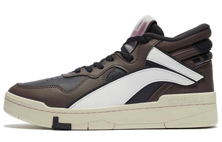 Li Ning Wave SUPERWAVE Mid Текстиль, Синтетическая кожа Нескользящая Амортизация Устойчивость к истиранию Средняя высота AGCR233-5 43