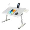 Laptop Bed Tray Table, Height Angle Adjustable Laptop Bed Stand, Portable Lap Desk with Foldable Legs, Foldable Lap Tablet Table for Sofa Couch
