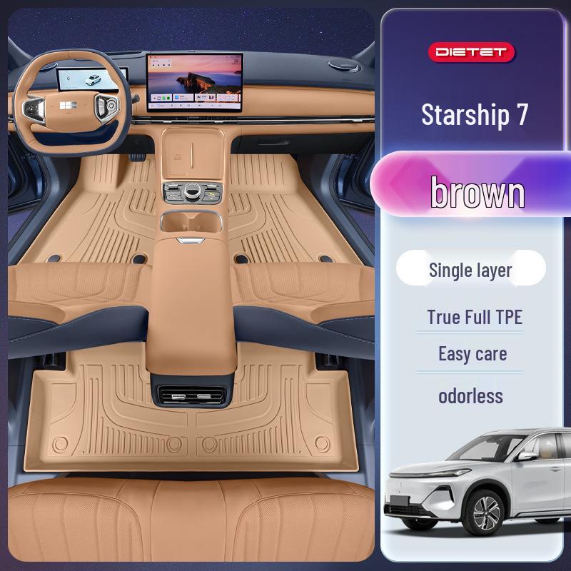 Galaxy Starship 7 TPE2025 Foot Mats for Geely Galaxy EM-i Car Interior Accessories
