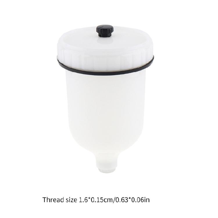 600ml Spray Cup Side Feed Paint Cup Side Feed Plastic Paint Cup for Spray Guns
