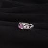 Amethyst Gemstone 925 Sterling Silver Jewelry, Cushion Cut Amethyst Ring For Women, Designer Zircon Ring For Women CZR-15-10
