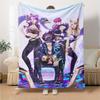 1pc Blanket - LOL-KDA kaisa ahri akali  Print Design,Lightweight Blanket for Sofa,Bed- Soft &Warm,Gift for All Seasons