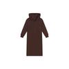 Fila Offizielles Damen Lang Hoodie Kleid Herbst 2023 Damen Kleider Braun F11W339310FDK