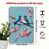 Metal Wall Art Spring Flowers Decor, Tin Sign for Home Garden