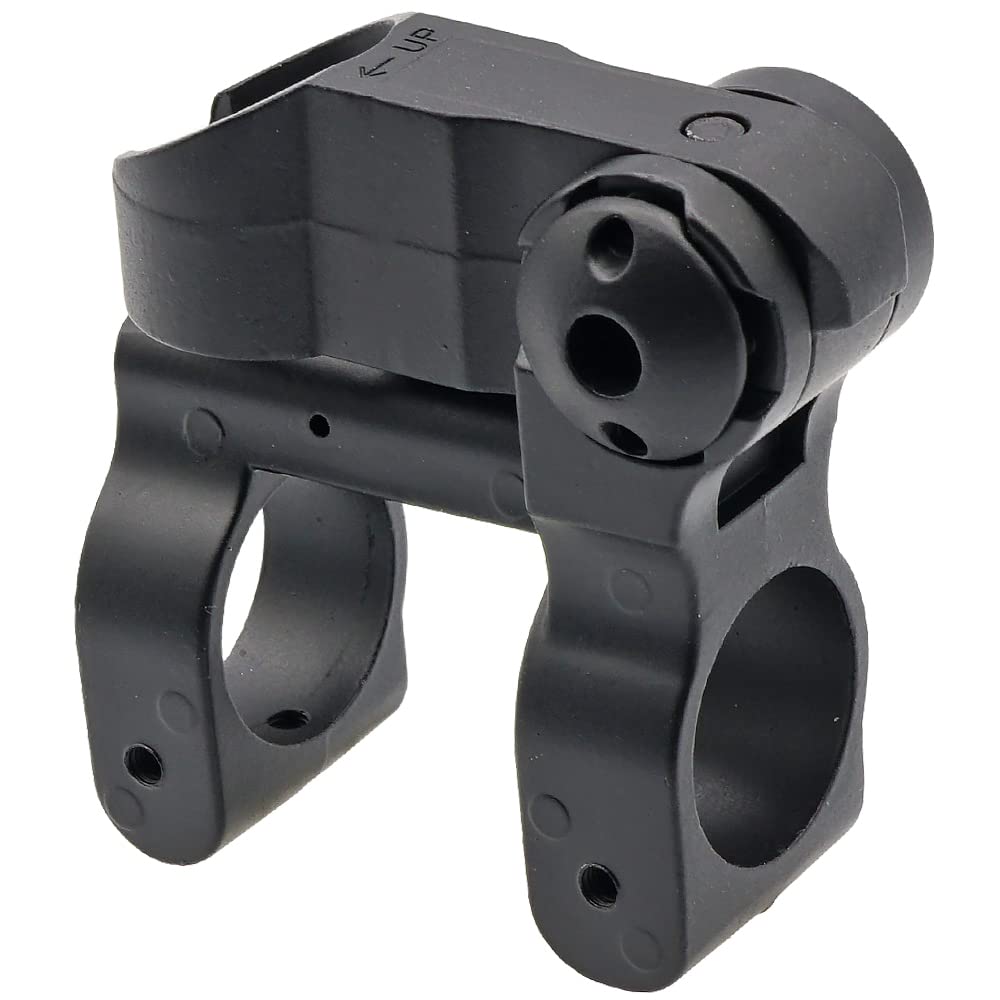 Ryohin Buhin Flip-Up Front Sight, SPR Type, Metal, Black, for M4 and M16 Electric Guns