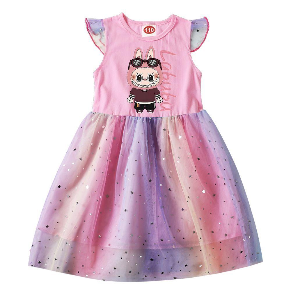 Summer Girls'  Dress, Children's Chiffon Dress, Festival Performance Dress