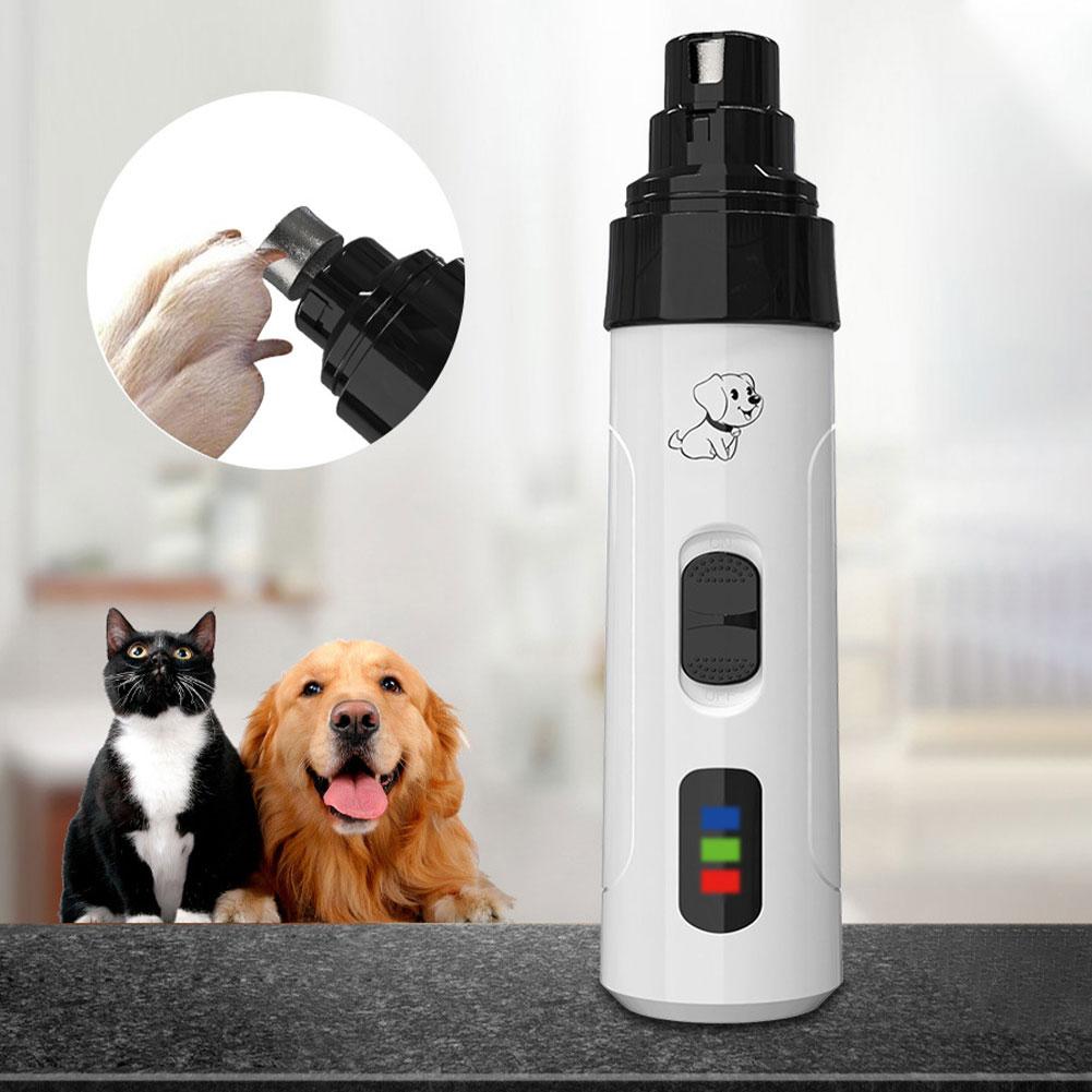 Electric Pet Nail Trimmer Rechargeable Pet Nail Grinder Dog Nail Trimmer Suitable for Small Middle Large Dogs and Cats