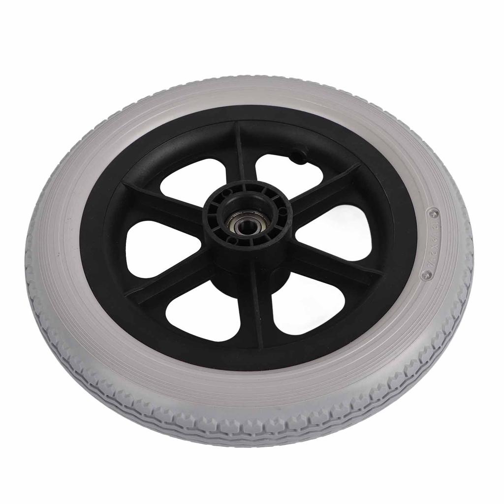 Wheelchair Wheel 12in Polyurethane Antiskid Infarctate Rear Wheel Solid Tyre for Replacement