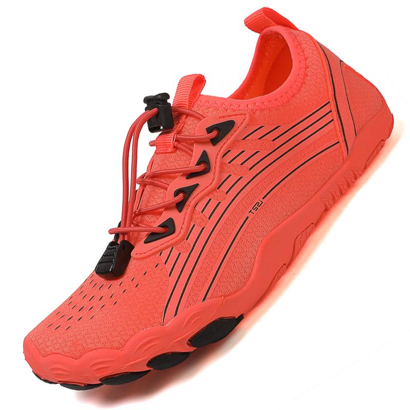 Schnelltrocknende Wasserschuhe für Damen Herren Leicht Atmungsaktive Aqua-Sneaker Rutschfeste Strand-Watschuhe zum Kajakfahren Surfen Tauchen