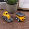 5Pcs/Set Educational Children'S Toy Building Blocks Engineering Vehicle Model Mini Cars Excavator Crane Dump Truck