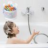 Kids Bath Toy Storage Bag Large Capacity Hanging Organizer Wall Mounted Mesh Drain Basket for Bathroon Shower Toy Organizer