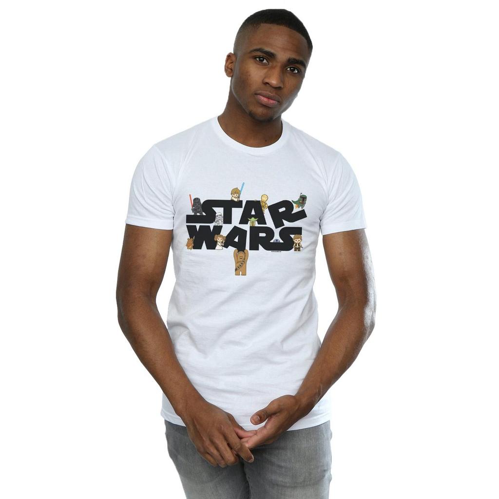 Star Wars Mens Kiddie Logo T-Shirt