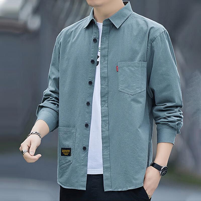 JEEP SPIRIT Men's Casual Work Shirt Jacket