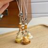 Pendant Keychain Lightweight Resin Bear Shape Pendant Keychain Multi-Purpose Portable Keyring for Bag And Phone