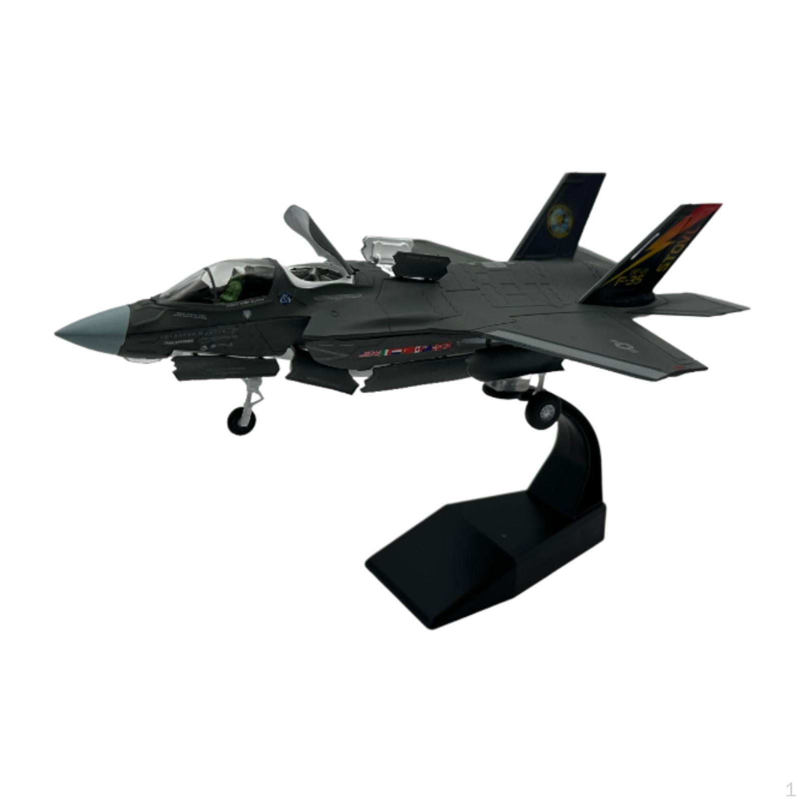 

1/72 F35B Истребитель Модель Самолет Украшение с Подставкой Штурмовик