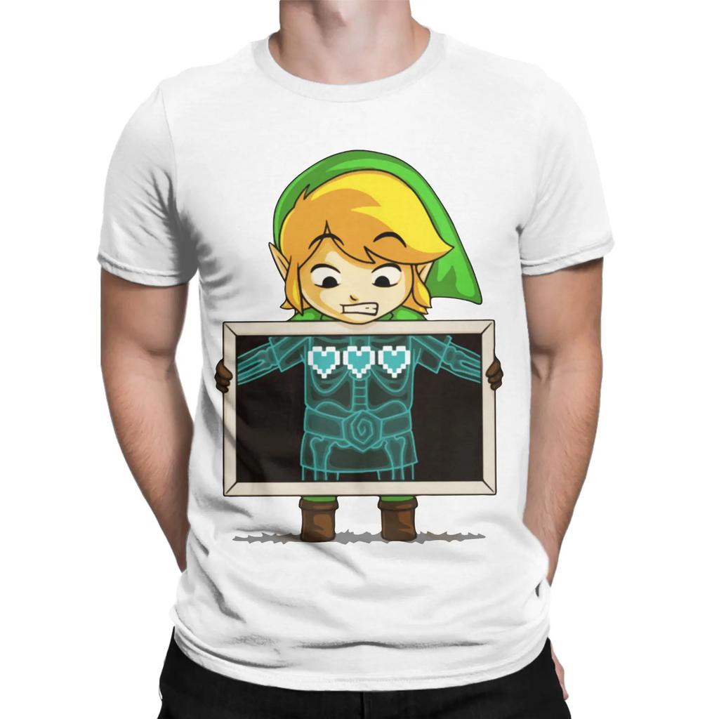 Novelty The Legend Of Zelda Song Of Time T Shirt Unisex Cotton Short Sleeve Round Neck Summer Topstops