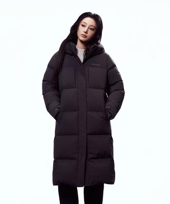 Discovery Expedition Women'S Leicester G Goose Down Long Padded Jacket (D.Grey)