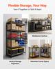 VEVOR Storage Shelves, 5-Tier Adjustable, 1134 kg Capacity, Heavy Duty Garage Storage Shelving Unit, Metal Utility Rack Shelf