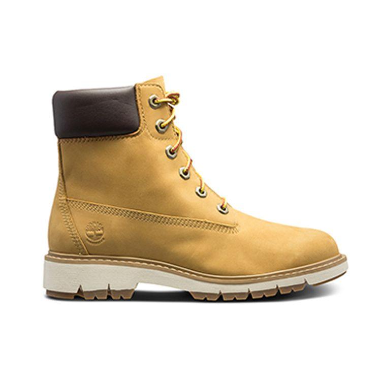Timberland Lucia Way Durable Shock Absorbing Comfortable Mid-Calf Outdoor Boots Women Boots Wheat A1T6UW