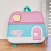 Kindergarten Cartoon Double-shoulder Eggshell Small House Schoolbag, Ultra-light Shoulder Protection Bag for Large, Medium and Small Classes Children