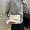 Bag Women's New Small Square Bag Personalized Diamond Chain New Casual Aesthetic Temperament Shoulder Messenger Bag