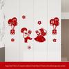 Wedding Room & Wardrobe Decor Set: Groom's Bedroom Double Happiness Stickers