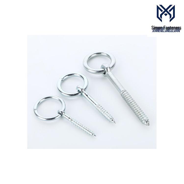 Set di Boccole e Viti ad Anello per Sollevamento - M5, M6, M8, M10 - Viti Autofilettanti e per Mobili Incluse