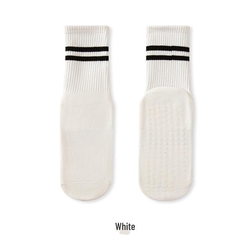 Women's Anti-Slip Mid-Calf High-Top Yoga & Pilates Socks