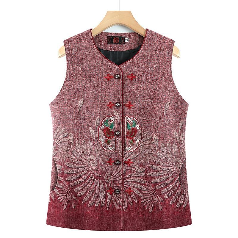 Wiosenna kamizelka damska cienka kamizelka kamizelka kamizelka dla starszej pani