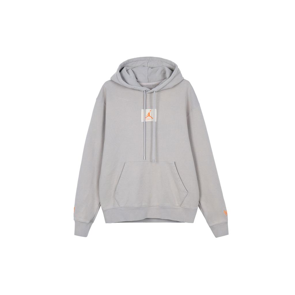 Jordan X Shelflife Collaborative Logo Print Hoodie Men Hoodie Beige DV6997-016