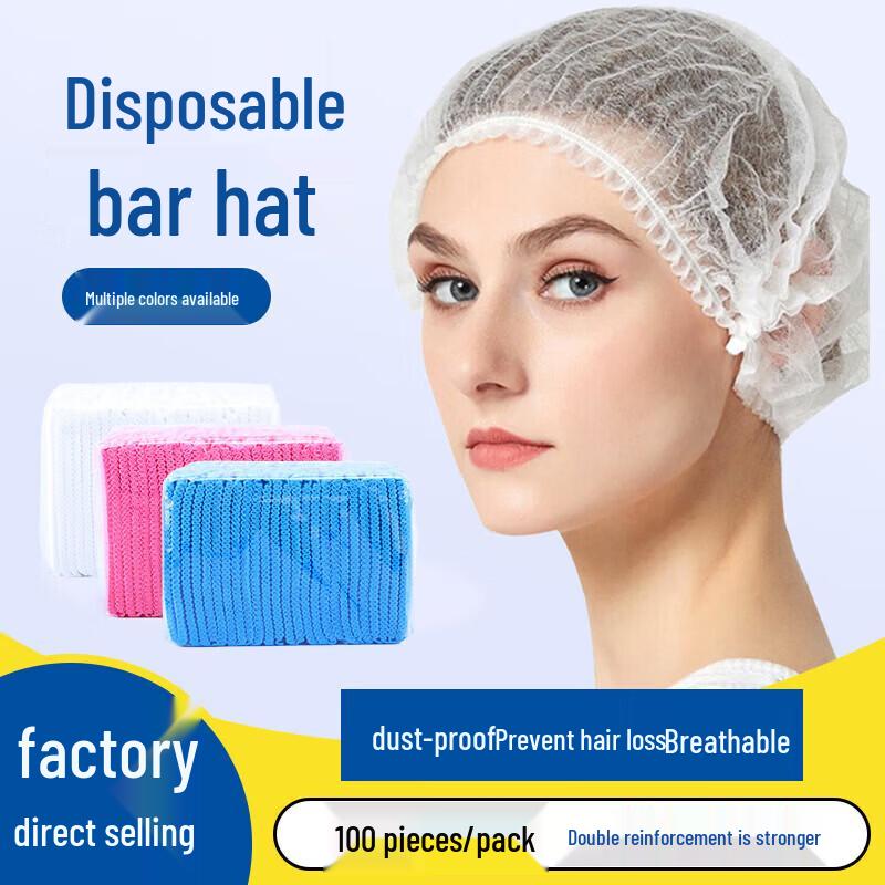 Disposable Non-Woven Chef Strip Cap