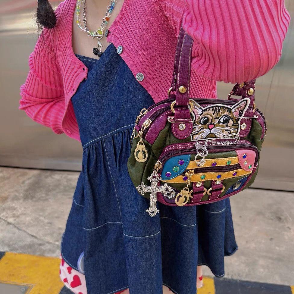 Винтажная сумка среднего винтажа y2k — фото 8