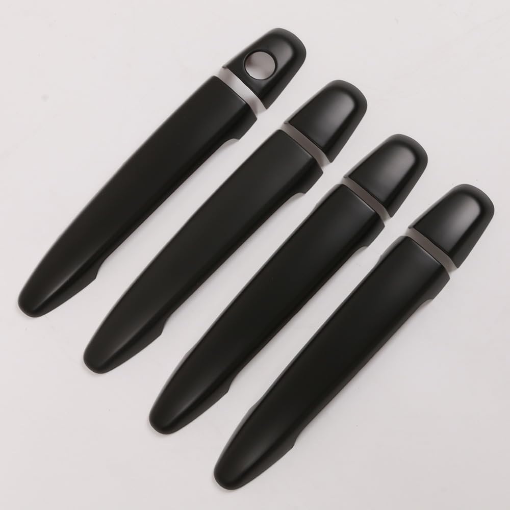 Exterior Door Handles Covers for Toyota 4RUNNER 2003-2009 / Prado 2003-2009 / Highlander 2009-2014 / Tacoma 2005-2010 4 Door 1 Set 8 Pcs (Matte