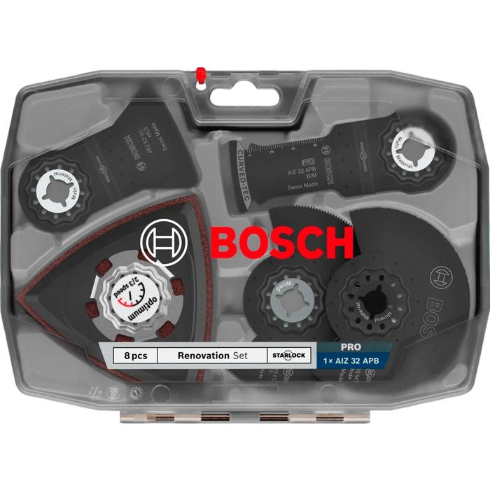 Coffret de lames Rénovation BOSCH PROFESSIONAL - 8pcs - Pour outils oscillants multi-fonctions